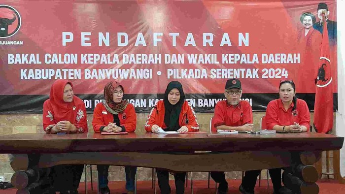 PDIP Buka Pendaftaran Bakal Calon Bupati Pilbup Banyuwangi 2024